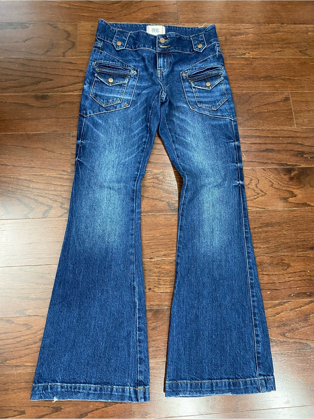 Y2k BDG Urban Outfitters Low Rise Micro Flare Jeans Size 27